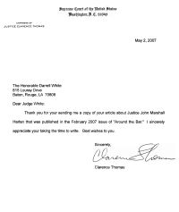 Clarence Thomas Letter(sm)
